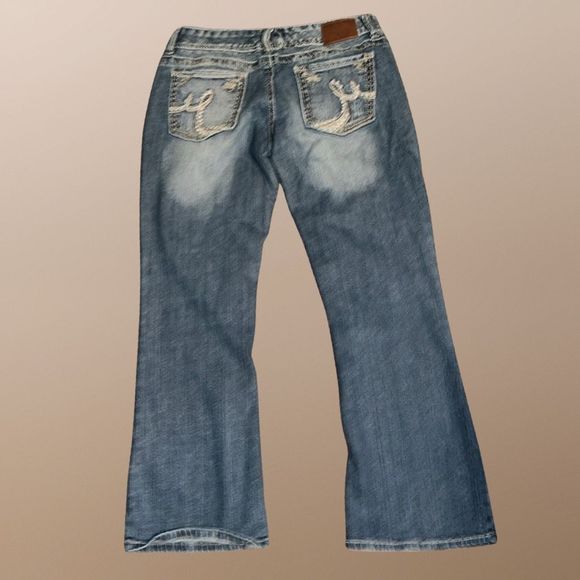 Maurice’s Original Fit Straight Leg Jeans Size 9/10 30x28 #108 - Picture 5 of 6